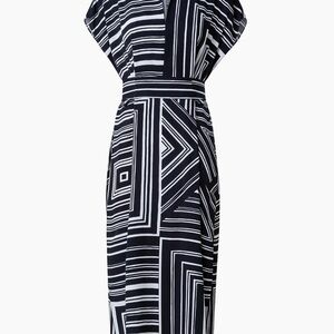 Akris Silk Geometric Dress NWOT